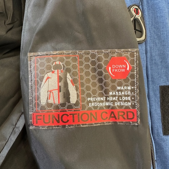 Hiking Puffer Down Jacket Hoodie Ski Snowboard Winter Outdoor Thermal Warm - Picture 3 of 5